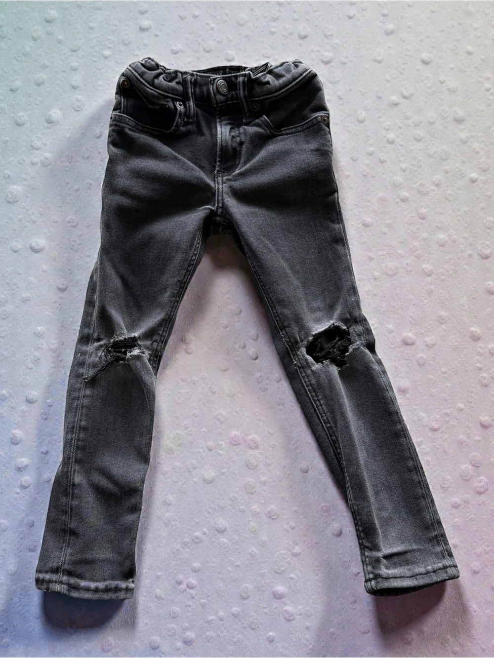 baby GAP Size 5 Skinny Distressed Black‎ Jeans